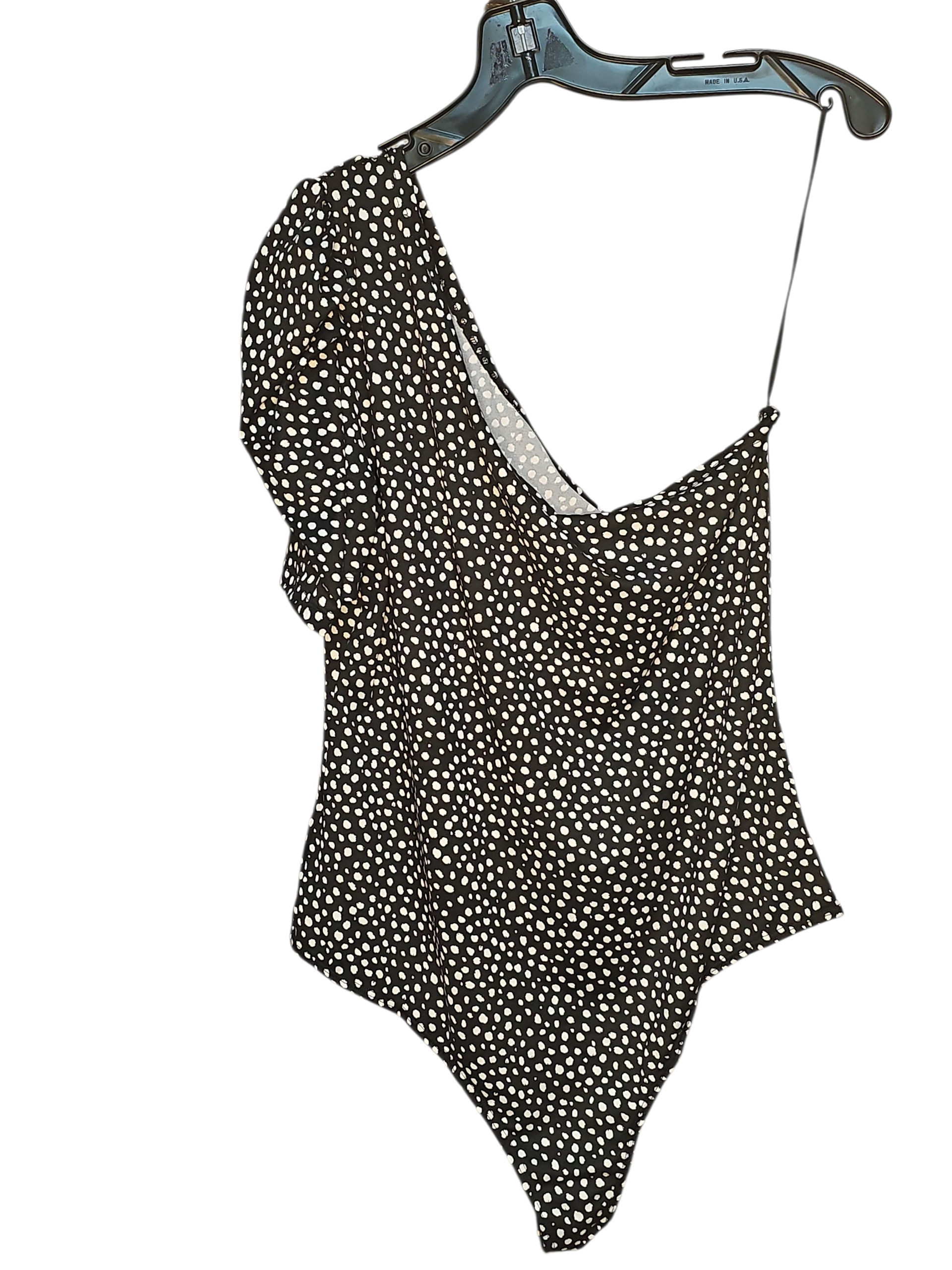Asymmetrical Short Sleeve Bodysuit